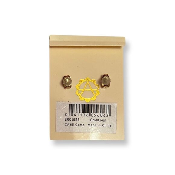 Amrita Singh Gorgeous Rhinestone Stud Earrings - Picture 2 of 3